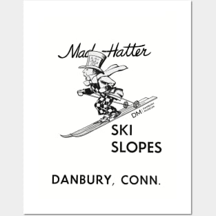 Mad Hatter Ski Slopes Posters and Art